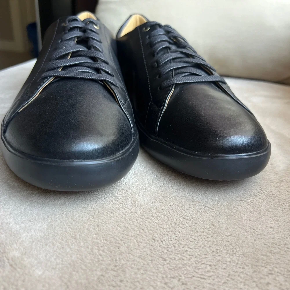 Cole Haan Grand Crosscourt II Men 10.5M Black Leather Low Top Sneakers C26655